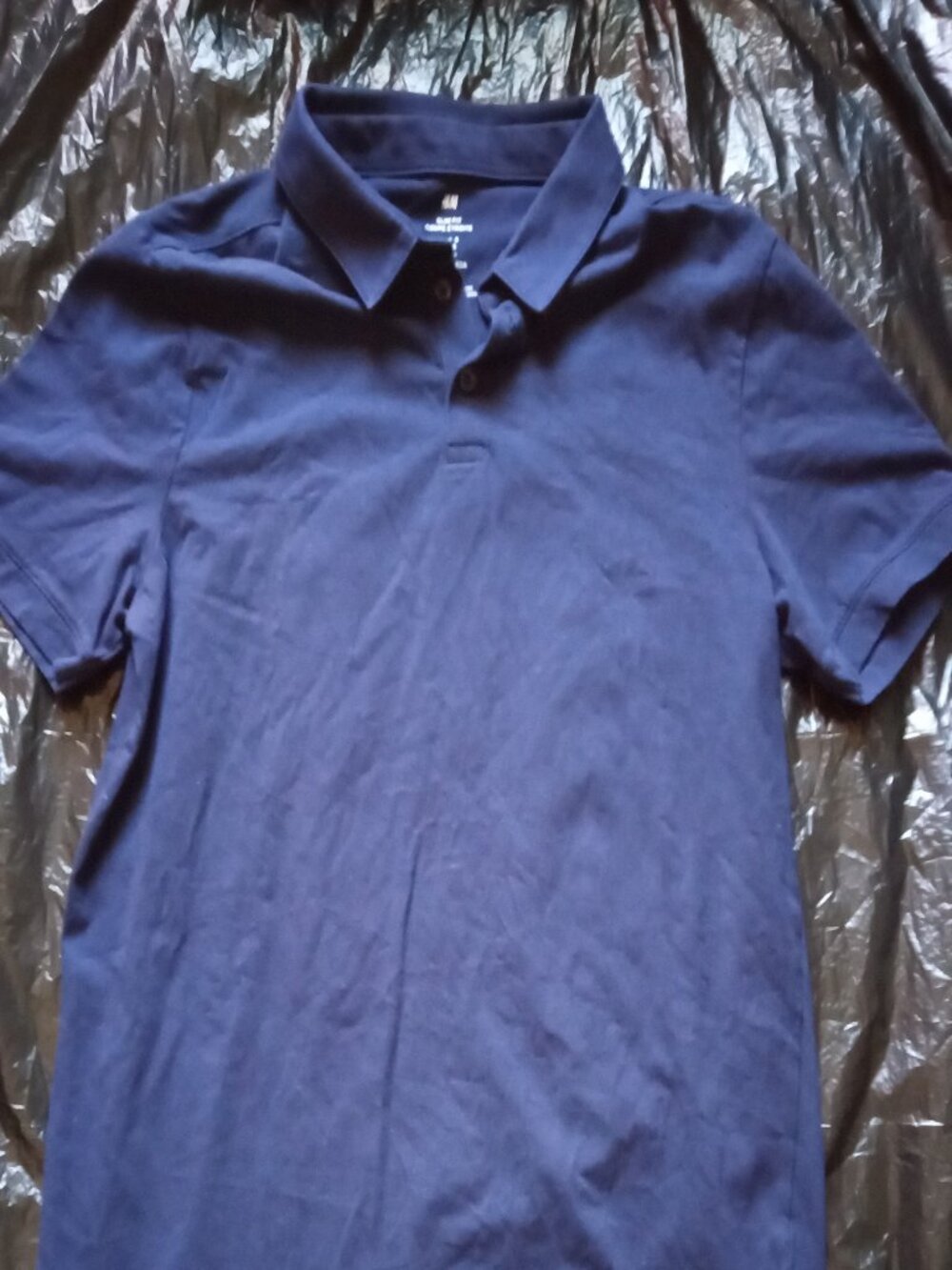 (Bundle Deal) H&M Short Sleeve Navy Slim Fit Polo Mens Small
